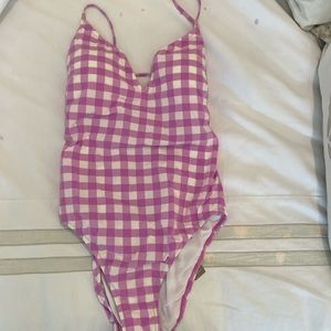 J Crew women’s size 10 gingham one piece